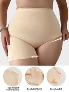 <span class=keywords><strong>Faja</strong></span> de Cintura Alta Sin Costuras <span class=keywords><strong>para</strong></span> Mujer, Ligera, Elástica en 4 Direcciones, Absorbe la Humedad, Delgada, Agradable al Tacto, Cómoda, Transpirable, Cobertura Total - Product Image 4