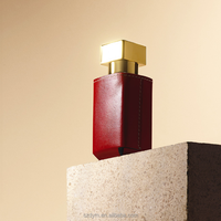 Étui de luxe élégant en cuir PU pour vaporisateur de parfum, pochette de rangement pour huiles essentielles, sac à cosmétiques pour rouge à lèvres