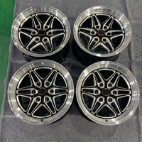 Jantes forgées sur mesure AX 15 17 18 pouces 6 trous monobloc noir brillant usiné pour la course de dragster, compatibles Ford F150 Silverado Sierra