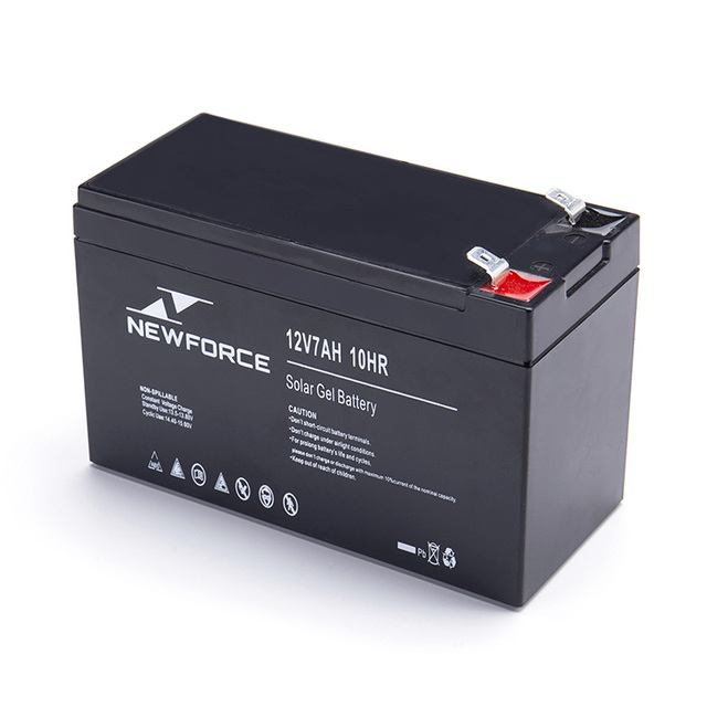 Maintenance Free Gel Battery 12V 7Ah Vrla Ups Solar Gel 12v Lead-acid Battery Long Life Battery