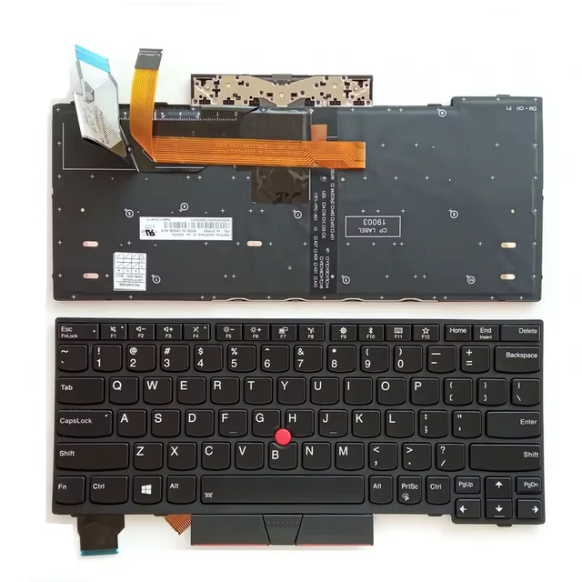 Replacement Laptop Keyboard for Thinkpad X280 Keyboard US Backlit 01YP200 SN20P33911
