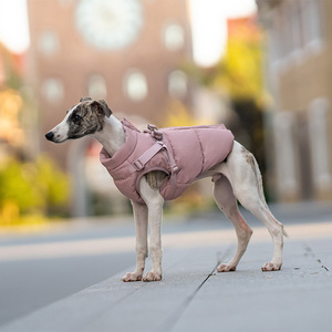 DOG FACE Veste imperméable pour animaux de compagnie Vêtements chauds d'hiver Manteau pour chien en petit XL <span class=keywords><strong>XXL</strong></span> en toile de <span class=keywords><strong>laine</strong></span> de cuir pour la protection - Product Image 6
