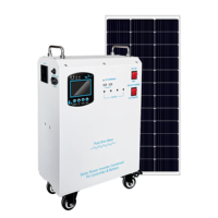 Système solaire tout-en-un 300W 500W, système solaire connecté au réseau, kit générateur 1KW 2KW, générateur solaire portable pour la maison