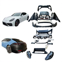 Plastique PP 10-16 970 mise à niveau vers 971 Turbo S lifting pare-chocs de voiture kit complet kit carrosserie pour Porsche Panamera 970.1 970.2 kit carrosserie