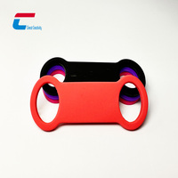 Kunden spezifisches Design Silikon Namens halsband Hunde katze Tag Einzigartiger Qr-Code Haustier ID Tracking Tag für Haustiere