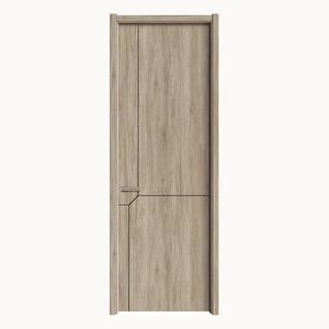 Nueva puerta <span class=keywords><strong>invisible</strong></span> de lanzamiento, placa de cristal de carbono, puerta de madera para interior de dormitorio, madera para casas, Villa - Product Image 2