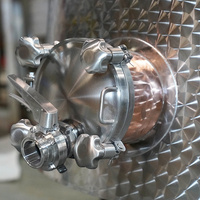 Alambique de Cobre Automático de 100L-300L, Accionado por Vapor, para la Destilación de Licores Artesanales