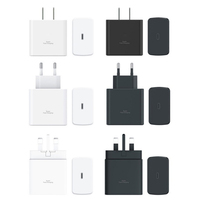 En stock Chargeur de voyage 45W PD Type C, ensemble de câbles de charge super rapide, adaptateur secteur USB C pour Samsung Galaxy S21 S22 S23 S24 S25