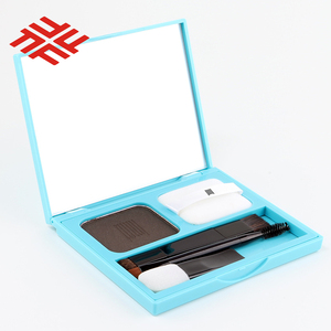 Kit de poudre correctrice pour racines de cheveux à base de plantes avec miroir, pinceau et éponge pour une couverture instantanée des cheveux gris et des retouches - Product Image 1
