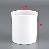 Matte Schwarze Kerzenhalter Mattierte Glas-Votivbecher für Tischdekoration Valentinstag Hochzeitsdekoration