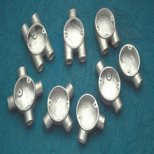 Boîte de jonction industrielle personnalisée à 3 voies en fonte galvanisée, connecteur de conduit de câble pour câblage électrique - Product Image 1