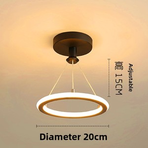 Moderno Nordic Creative 110V/220V LED corridoio luce 3CCT soffitto rotondo lampada a sospensione di piccole dimensioni <span class=keywords><strong>per</strong></span> ingresso corridoio balcone - Product Image 6