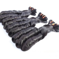 Extensions de cheveux naturels Alpha Hair, luxueuses, douces, brillantes, bouclées, Remy, double trame, sans nœuds, aspect naturel, vietnamiennes