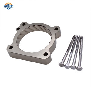 Entretoise de papillon des gaz pour moteur <span class=keywords><strong>Volvo</strong></span> V60 2.0T T5 V90 V40 <span class=keywords><strong>XC60</strong></span> S60 S90, en alliage d'aluminium forgé, joint d'admission vortex pour papillon des gaz, accessoires - Product Image 1