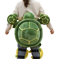 Coussin de protection pour les fesses en peluche Tortue et Ours brun, doux et mignon, anti-chute, pour les genoux et les hanches, en fibre de polyester, pour le ski d'hiver