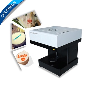 Imprimante alimentaire portable semi-automatique à jet d'encre, encre comestible, gobelets à café, latte art, Colorsun 110V/220V, garantie de 2 ans - Product Image 3