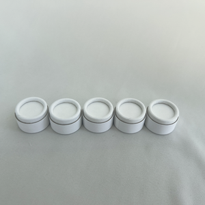 Emballage de voyage crème pour les yeux noir personnalisé bocaux en papier cosmétique fait à la main conteneur tube d'emballage de voyage recyclé - Product Image 4