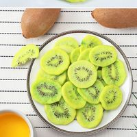 Verse Kiwi Fruit Gedroogde Groene Kiwi Bouillon Klaar Drogen Kiwi Fruit