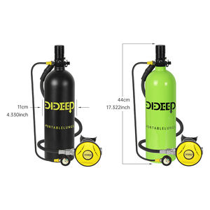 Prix d'usine DIDEEP, bouteille d'air de plongée sous-marine de 2 L, 20 à 30 minutes sous l'eau, avec sac portable - Product Image 2