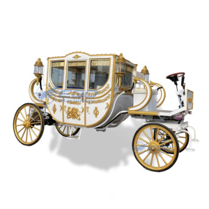 Carruaje Real Europeo de Lujo para Paseos Turísticos al Aire Libre, Vehículo Eléctrico para Bodas y Eventos - Product Image 2