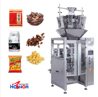 Machine d'emballage verticale pneumatique entièrement automatique de haute précision à 10 têtes pour céréales, millet et produits alimentaires en papier, 500g-1000g