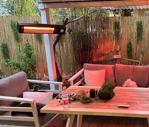 Pérgola <span class=keywords><strong>de</strong></span> Metal montada en la pared Gazebo Cable <span class=keywords><strong>de</strong></span> calefacción remota Toldo Sombrilla Calentador impermeable LDHROE03 - Product Image 2