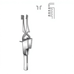 Rétracteur Holtzheimer 10 cm (4 pouces) 6 mm en acier inoxydable aiguisé, rétracteur chirurgical réutilisable, instrument médical - Product Image 1
