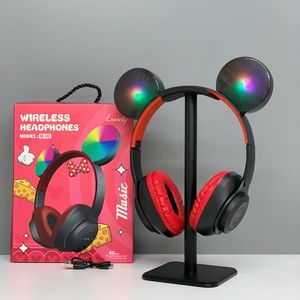 Audífonos <span class=keywords><strong>Inalámbricos</strong></span> M30 con Orejas de Gato Mickey, Micrófono, Bluetooth, Estéreo, Bajos, <span class=keywords><strong>Cascos</strong></span> para Niños, Regalos para Chicas <span class=keywords><strong>Gamers</strong></span>, Audífonos para Juegos de PC y Teléfono - Product Image 4