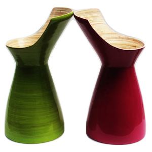 Jarrones de bambú natural ecológicos Decoraciones de laca sostenibles - Product Image 1