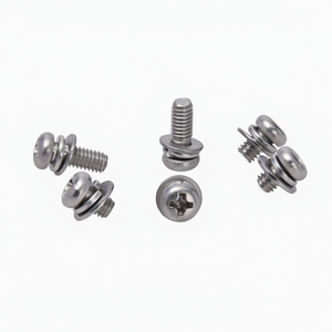 Tornillo de Cabeza Cruzada Pequeña GB9074.8 de Acero Inoxidable Premium con Arandelas de Resorte y Planas - Product Image 5