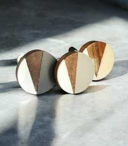 Pomos de Madera y Resina para Puertas de Gabinetes, Herrajes de Muebles de Primera Calidad para Gabinetes de Cocina, Cajones, Armarios e Interiores de Hoteles - Product Image 3