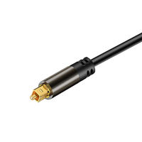 Cable de Audio Óptico SPDIF de 5.1 Canales para TV y PS4, con Revestimiento de PVC y Conductor de Cobre, para Cine en Casa