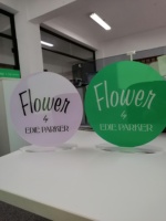 Panneau de feuille acrylique plexiglas transparent imprimé UV de 3 mm et 5 mm pour les panneaux publicitaires d'affichage de bureau de marque