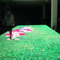 Портативный программируемый P6.25 видео 3d интерактивный активированный светодиодный танцевальный коврик