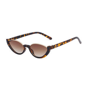 Gafas de sol personalizadas con forma de ojo de gato para mujer, montura negra, lentes de PC, protección UV400, estilo Instagram, moda urbana - Product Image 5