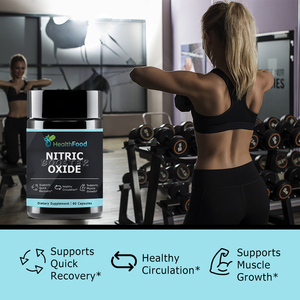 Capsules d'oxyde nitrique de formule premium à marque privée, contenant de la niacine et de la citrulline, favorisant la croissance musculaire et une circulation saine - Product Image 3