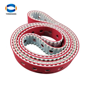 T10 L cao su màu đỏ Vòng PU Đồng bộ thời gian thắt lưng với lỗ tùy chỉnh OEM hỗ trợ - Product Image 2