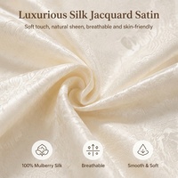 Nouvelle chemise ouverte en satin jacquard de soie de mûrier pour femme, style chinois, manches 7/10, élégante, pour l'été, blouse d'extérieur en soie pour le quotidien