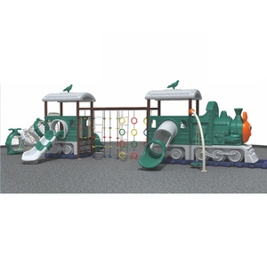 สนามเด็กเล่นกลางแจ้งแบบกำหนดเองพร้อมสไลเดอร์, ตาข่ายปีนป่าย, ม้าโยกสปริง และสิ่งอำนวยความสะดวกสำหรับการเล่นอื่นๆ มากมาย - Product Image 5