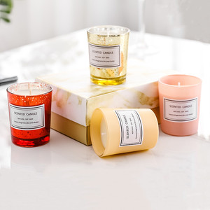 European Luxury Romantic Starry Sky Cup Festive Aromatherapy Candle Jar Set Gift Box Soy Wax Candle