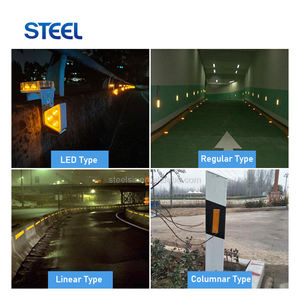 Señales solares de seguridad vial para barandilla, poste delineador para barrera de autopista - Product Image 5