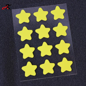 Con forma de aceite de árbol de té Estrella amarilla Acné <span class=keywords><strong>Starface</strong></span> Parche de espinillas hidrocoloide translúcido Emooji - Product Image 1
