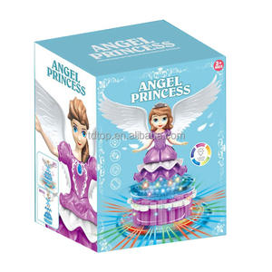 सुंदर लड़की उपहार कारखाने बिक्री विद्युत सार्वभौमिक राजकुमारी बम्प और टिकाऊ प्लास्टिक से बने प्रकाश और संगीत के साथ खिलौने - Product Image 4