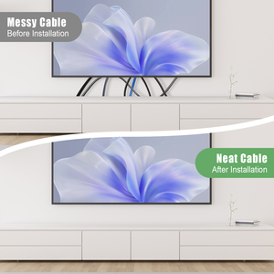 Nuovo Kit di Gestione Cavi per Prese Elettriche a Muro in Plastica per Uso Domestico, Accessorio per Trapano per Nascondere i Cavi <span class=keywords><strong>TV</strong></span> - Product Image 6