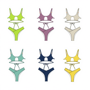 Conjunto <span class=keywords><strong>de</strong></span> Bikini <span class=keywords><strong>de</strong></span> Dos Piezas Ecológico Reciclado Personalizado <span class=keywords><strong>para</strong></span> <span class=keywords><strong>Mujer</strong></span>, <span class=keywords><strong>Trajes</strong></span> <span class=keywords><strong>de</strong></span> <span class=keywords><strong>Baño</strong></span> Resistentes al Cloro, <span class=keywords><strong>Trajes</strong></span> <span class=keywords><strong>de</strong></span> <span class=keywords><strong>Baño</strong></span> <span class=keywords><strong>de</strong></span> Marca Privada al por Mayor - Product Image 1