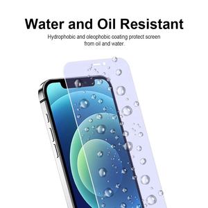 <span class=keywords><strong>Lumière</strong></span> <span class=keywords><strong>antireflet</strong></span> Plus haut niveau de protection d'écran en soie de filtration de <span class=keywords><strong>lumière</strong></span> <span class=keywords><strong>bleue</strong></span> pour iPhone Protection en <span class=keywords><strong>verre</strong></span> trempé - Product Image 3