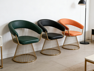 Luxury-simplified balcony single-person leisure chair for commercial use household use <b>sofa</b> in hotel lobby reception - Product Image 2
