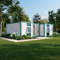 Offre Spéciale conteneur en verre modulaire de luxe moderne maisons préfabriquées de 40 pieds 20 pieds maison conteneur détachable avec verre