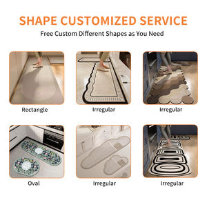 <span class=keywords><strong>Tapis</strong></span> de <span class=keywords><strong>Cuisine</strong></span> Antifatigue et Antidérapant en Caoutchouc <span class=keywords><strong>Lavable</strong></span>, Design Personnalisé et Économique - Product Image 3