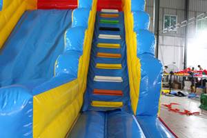 Toboggans gonflables amusants pour les événements commerciaux en plein air pour enfants, en PVC, capacité de 1000 kg, 12 passagers - Product Image 3